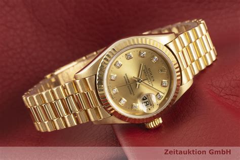 rolex damenuhr gold gebraucht